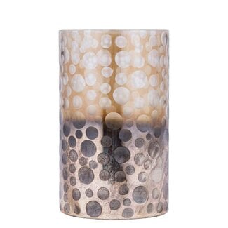 PTMD Bridgid Brown ombre round glass stormlight dotted L PTMD Bridgid Brown ombre round glass stormlight dotted L