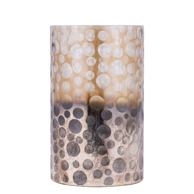 PTMD Bridgid Brown ombre round glass stormlight dotted L