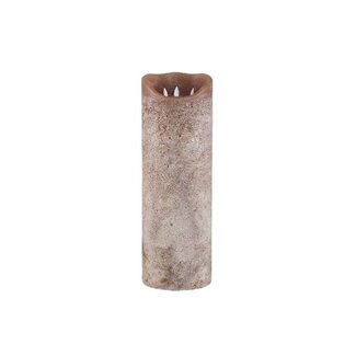 PTMD Led Light candle New Rustic beige movable flame L