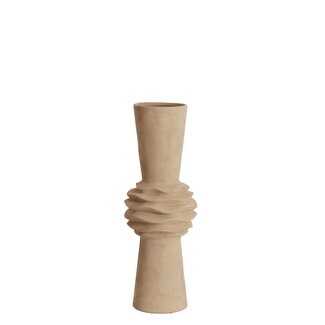 Light & Living Vaas Deco  Ø21x60 cm OLIVORA keramiek licht bruin