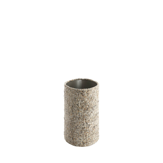 Light & Living Kap ovaal recht smal 38-17,5-28 cm OSIRE grijs-bruin
