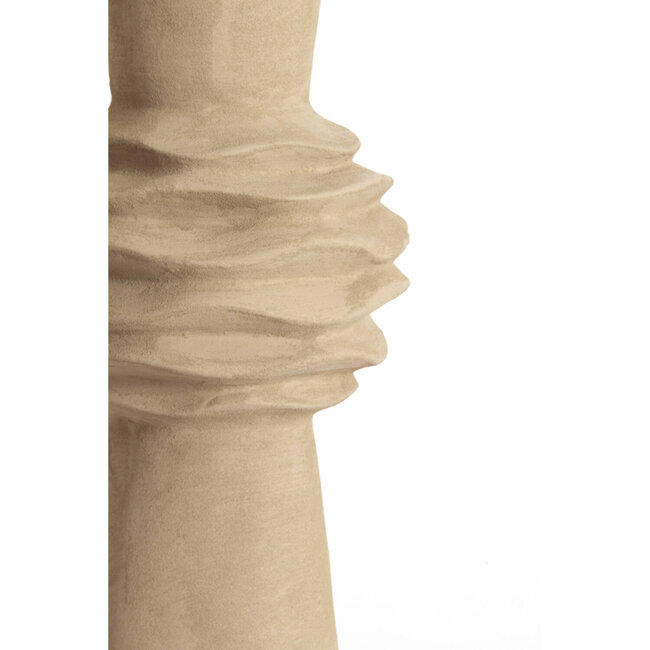 Light & Living Vaas Deco Ø24x73 cm OLIVORA keramiek licht bruin