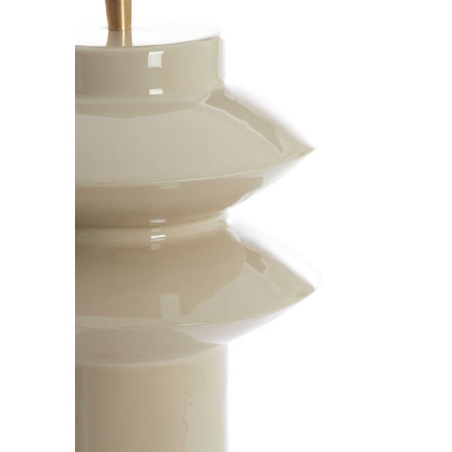 Light & Living Lampvoet Ø22x26 cm PETCH glans licht grijs