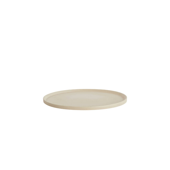 Light & Living Schaal Ø30x1,5 cm MAES crème