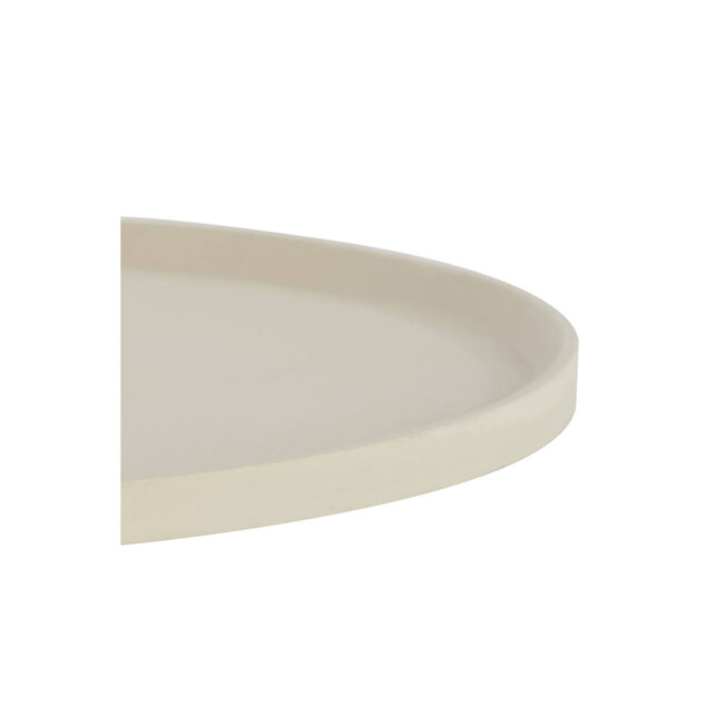 Light & Living Schaal Ø30x1,5 cm MAES crème