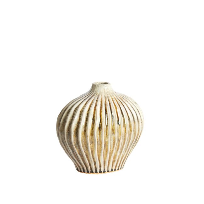 Light & Living Vaas deco 30x16x25 cm LORITO keramiek Olijf groen