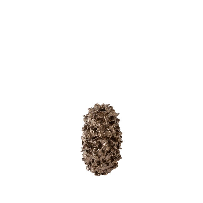 Light & Living Vaas deco 33,5x19x28,5 cm VELINA bruin-brons