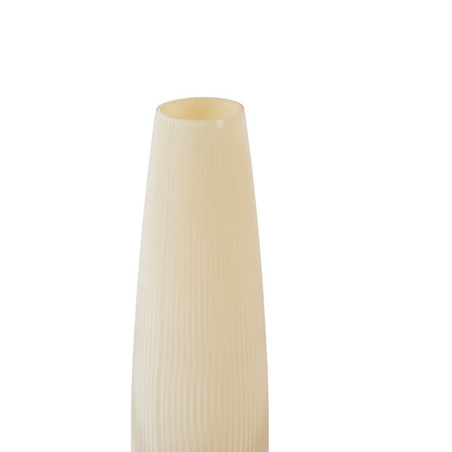 Light & Living Vaas Ø15x49,5 cm FARENZO glas crème