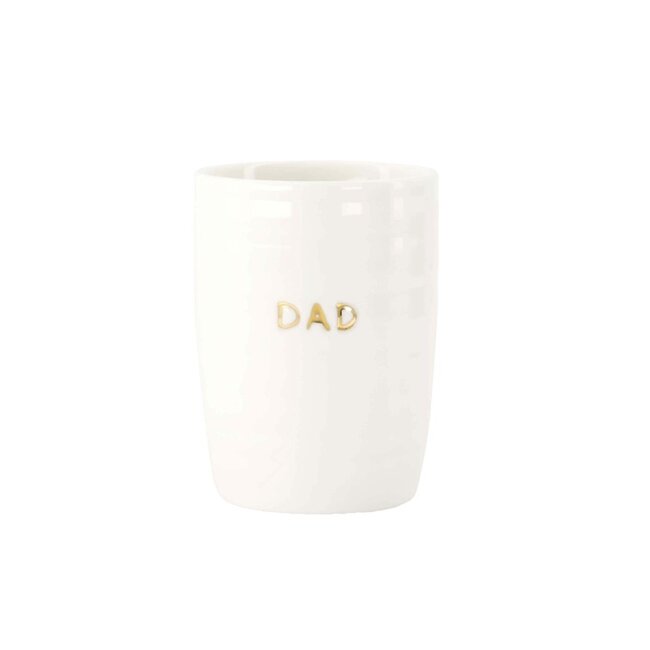 Zusss Koffiemok dad wit goud
