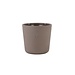 Zusss Coffee mug heart donker bruin
