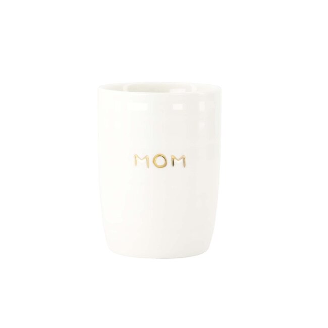 Zusss Koffiemok Mom wit goud