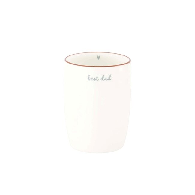 Zusss Koffiemok Best dad wit blauw
