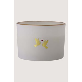 Zusss Geurkaars glas lovebirds Zusss Geurkaars glas lovebirds