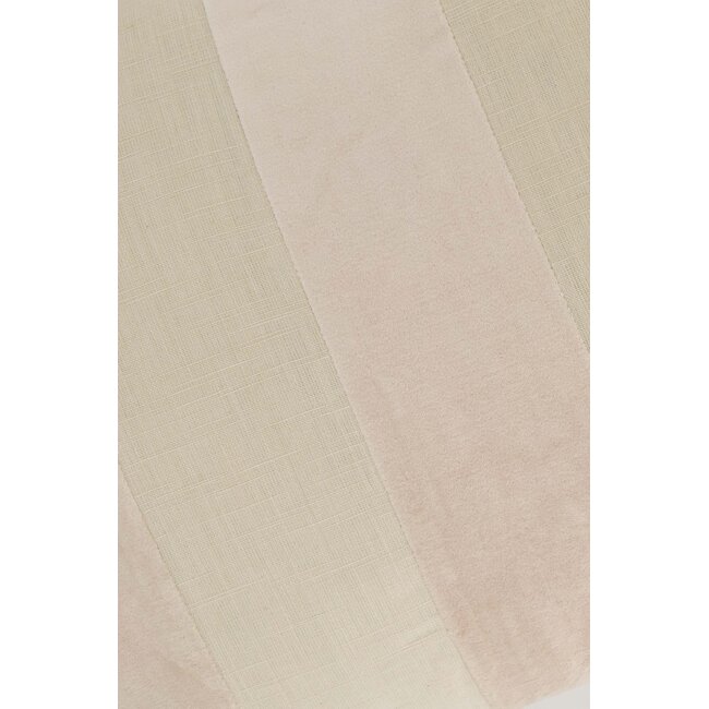 Zusss Kussen streep katoen/velvet 60x40cm