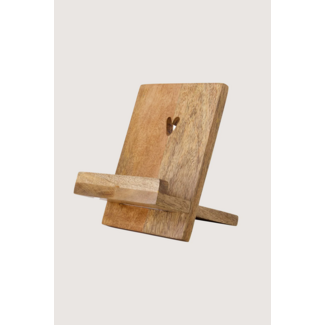 Zusss Boekenstandaard hout hartje