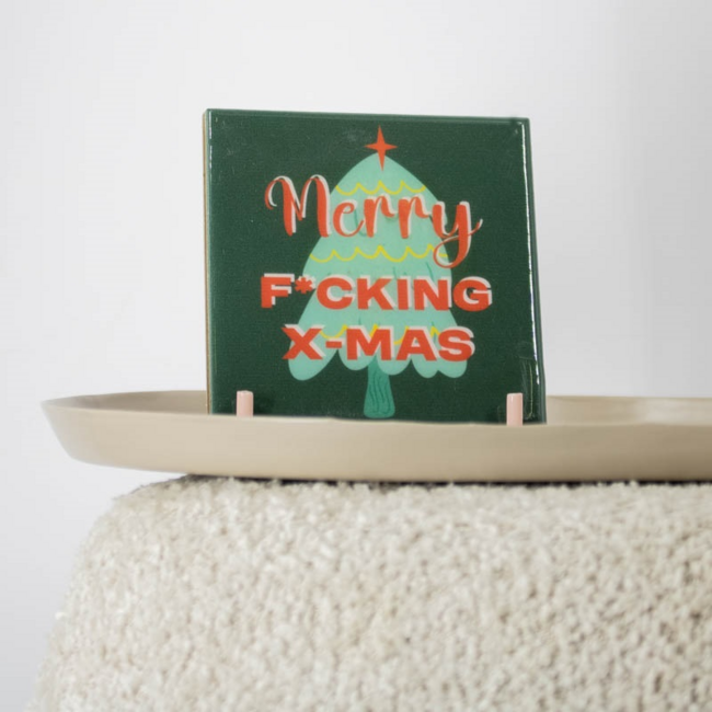 Tegeltje merry f*cking christmas