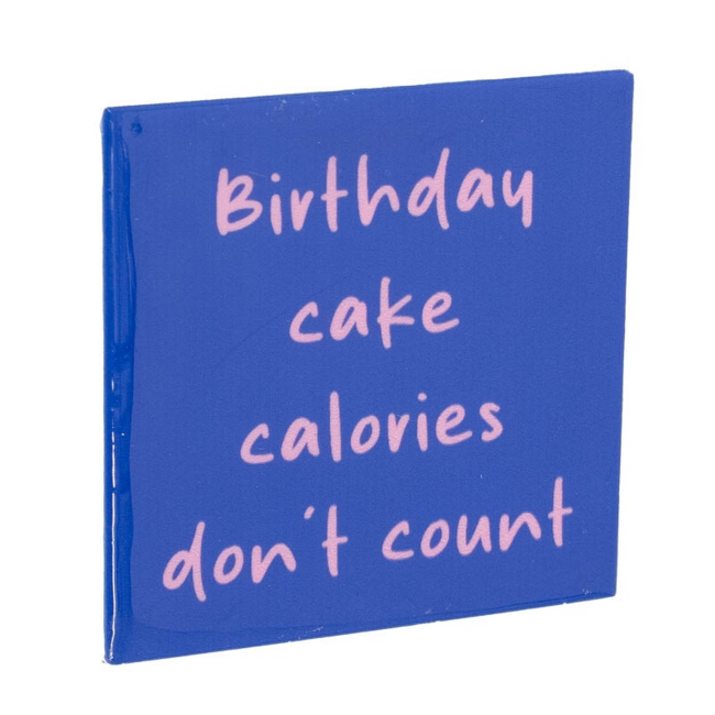 Tegeltje birthday cake calories