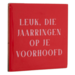 Tegeltje jaarringen