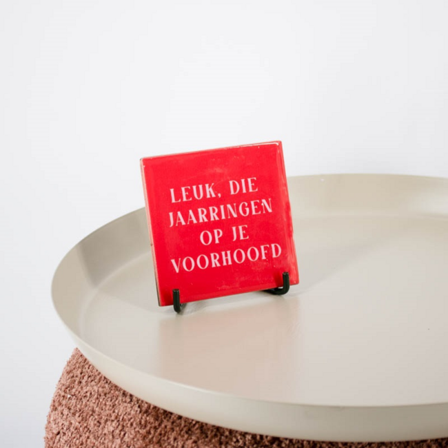 Tegeltje jaarringen