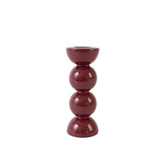 Light & Living Kandelaar Ø7,5x20,5 cm NYONS glans bordeaux