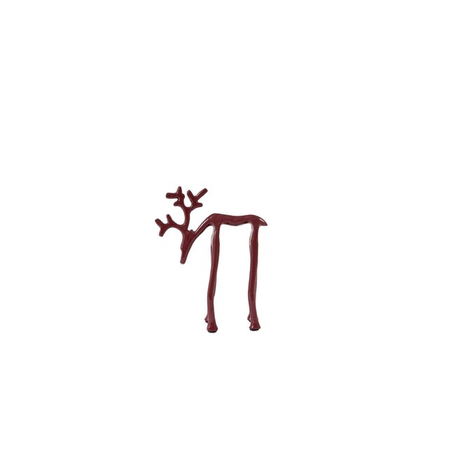 Light & Living Ornament 15x6x20 cm DEER glans bordeaux