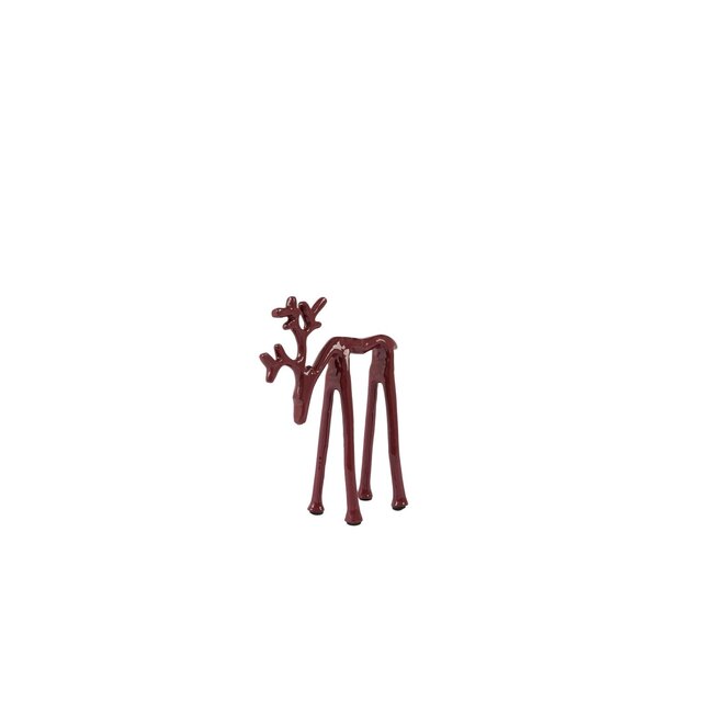 Light & Living Ornament 15x6x20 cm DEER glans bordeaux