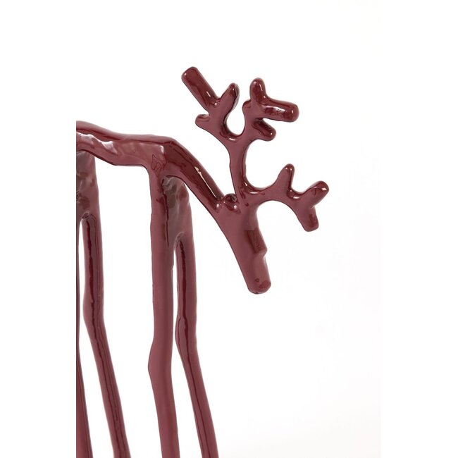 Light & Living Ornament 15x6x25 cm DEER glans bordeaux