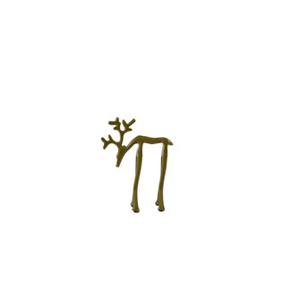 Light & Living Ornament 15x6x20 cm DEER glans olijf groen Light & Living Ornament 15x6x20 cm DEER glans olijf groen