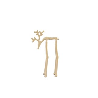 Light & Living Ornament 15x6x25 cm DEER glans zand Light & Living Ornament 15x6x25 cm DEER glans zand
