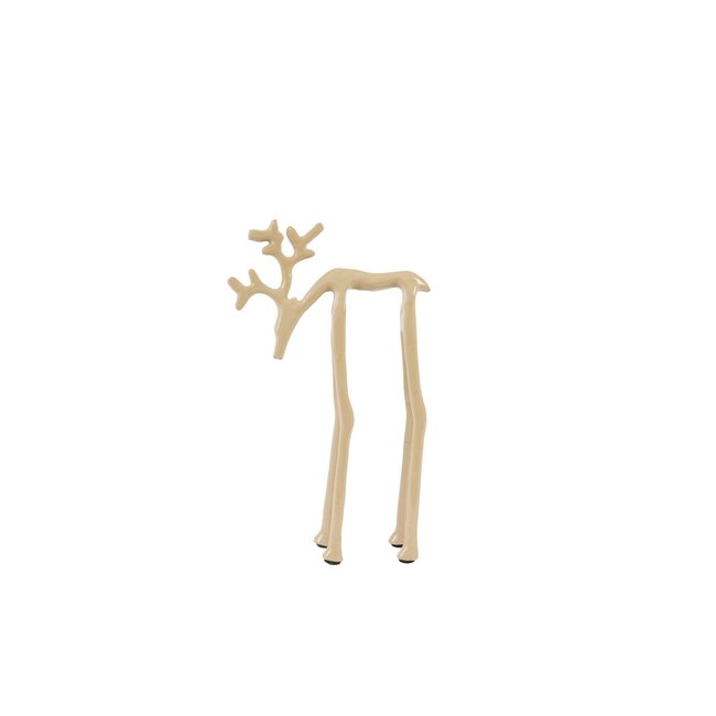Light & Living Ornament 15x6x25 cm DEER glans zand
