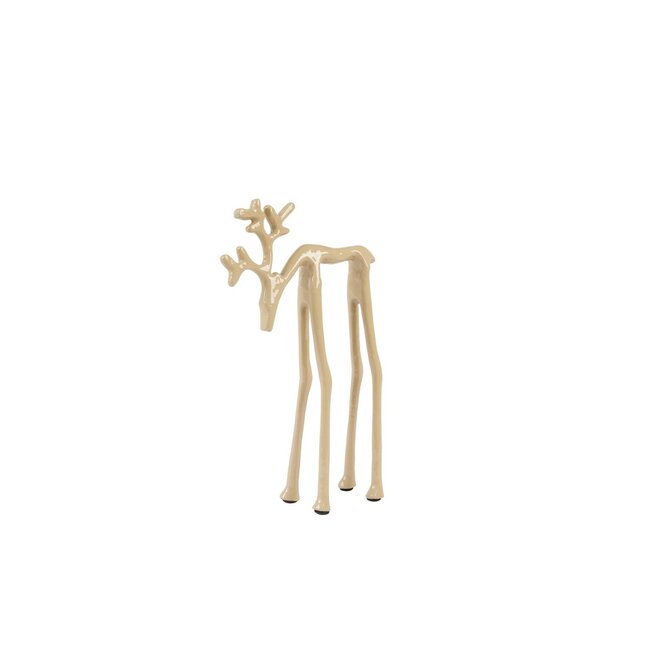 Light & Living Ornament 15x6x25 cm DEER glans zand