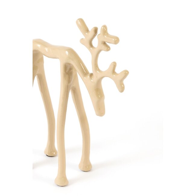 Light & Living Ornament 15x6x20 cm DEER glans zand