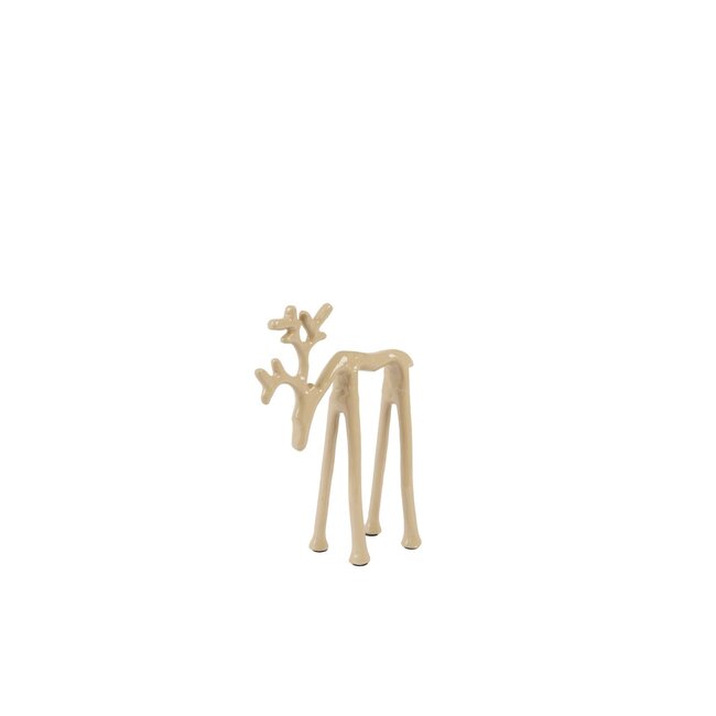 Light & Living Ornament 15x6x20 cm DEER glans zand