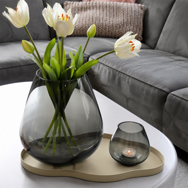 Vase the World Dienblad Bauru M beige L66 x B37.5 x H2 cm