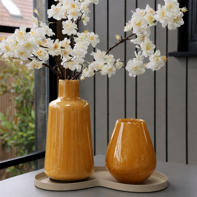 Vase the World Dienblad Villeta M beige L67,5 x B36 x H2 cm