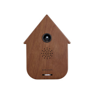 Present Time Sound box Modern Cuckoo dark wood