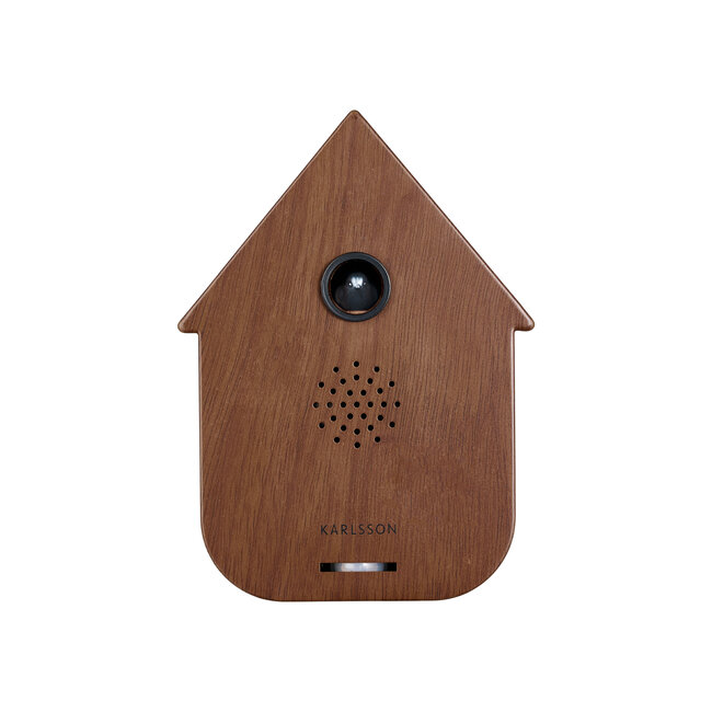 Present Time Sound box Modern Cuckoo dark wood