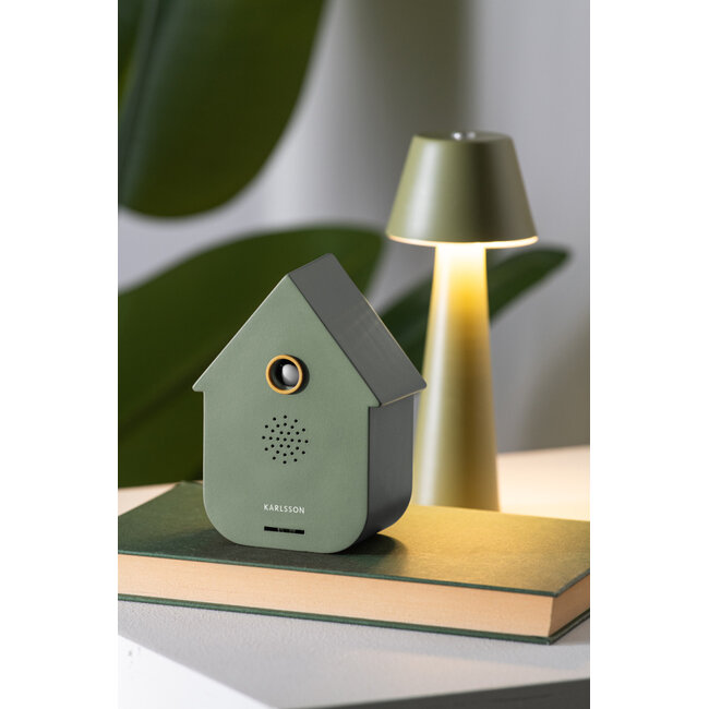 Present Time Sound box Modern Cuckoo jungle green
