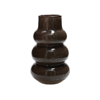 Vase the World Vaas Lomami Elite dark brown Ø18 x H30 cm
