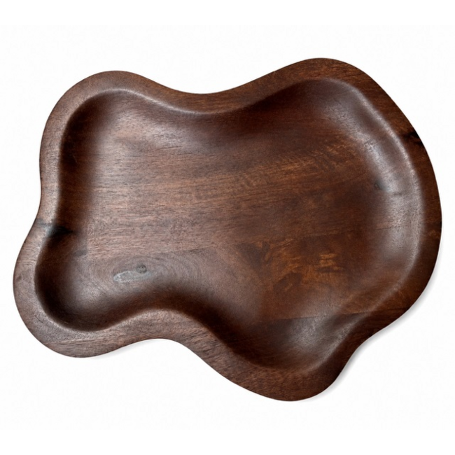 Vase the World Dienblad Santos S walnut L37 x B29 x H2 cm