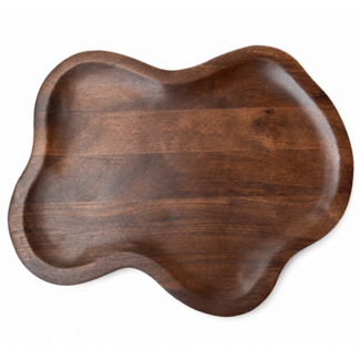 Vase the World Dienblad Santos M walnut L50 x B40 x H2 cm