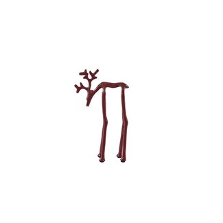 Light & Living Ornament 15x6x25 cm DEER glans bordeaux Light & Living Ornament 15x6x25 cm DEER glans bordeaux