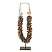 Pole to Pole Schelpenketting op voet 26x10x59 cm
