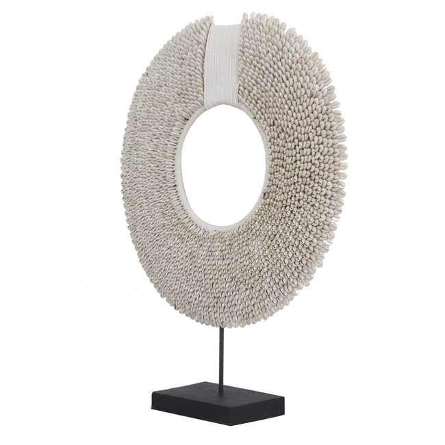 Pole to Pole Schelpenketting op voet 30x10x41 cm
