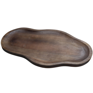 Vase the World Dienblad Bauru M walnut L66 x B37,5 x H2 cm Vase the World Dienblad Bauru M walnut L66 x B37,5 x H2 cm