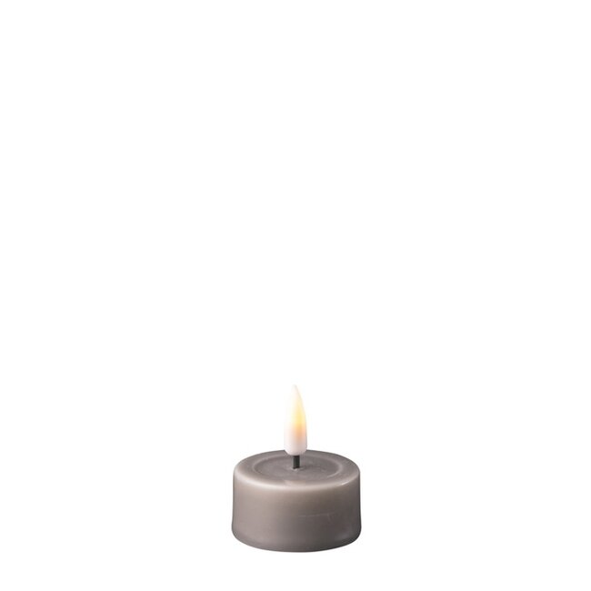 Deluxe Homeart Grey LED Tealights Ø4.1* 4.5cm (2 pcs)