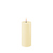 Deluxe Homeart Cream Real Flame LED Candle Ø5 x12,5cm
