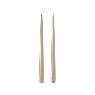 Deluxe Homeart Sand LED Shiny Dinner Candle Ø2,2x28 cm 2 pcs. Deluxe Homeart Sand LED Shiny Dinner Candle Ø2,2x28 cm 2 pcs.