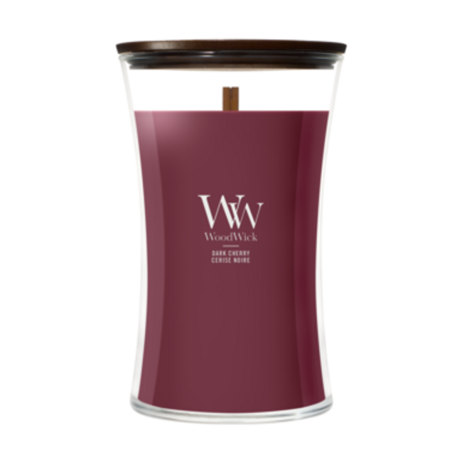 Woodwick Dark Cherry Large Candle WoodWick© 130h.