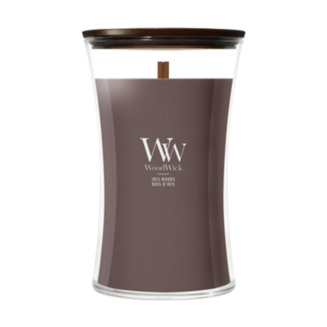 Woodwick Iris Woods Large Candle WoodWick© 130h.